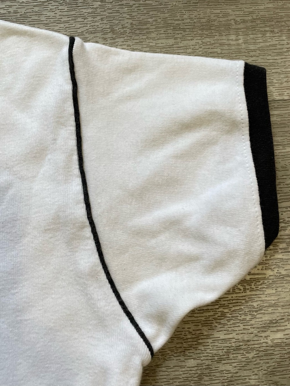 Vintage 90s Nike Court Tennis Top L(12/14) White w Black Trim - Picture 4 of 7